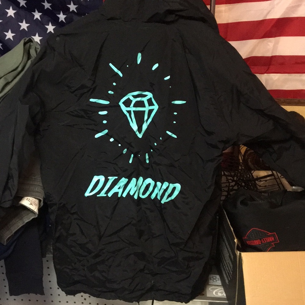 Diamond supply co windbreaker